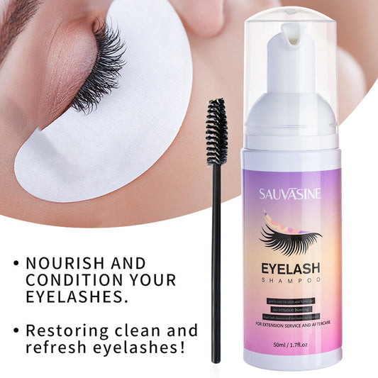50ml Makeup Remove Cleaning Foam Cleaner Eyelash Shampoo For Eyelash
